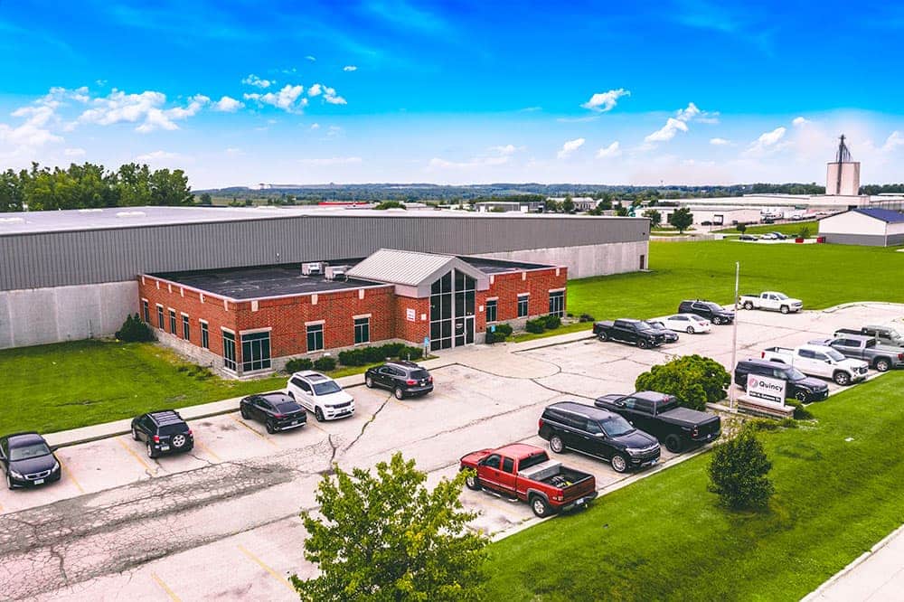 Quincy Recycle ariel view of building in Cedar Rapids