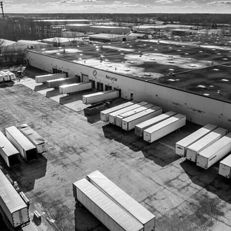Historical overhead view of Quincy Recycle